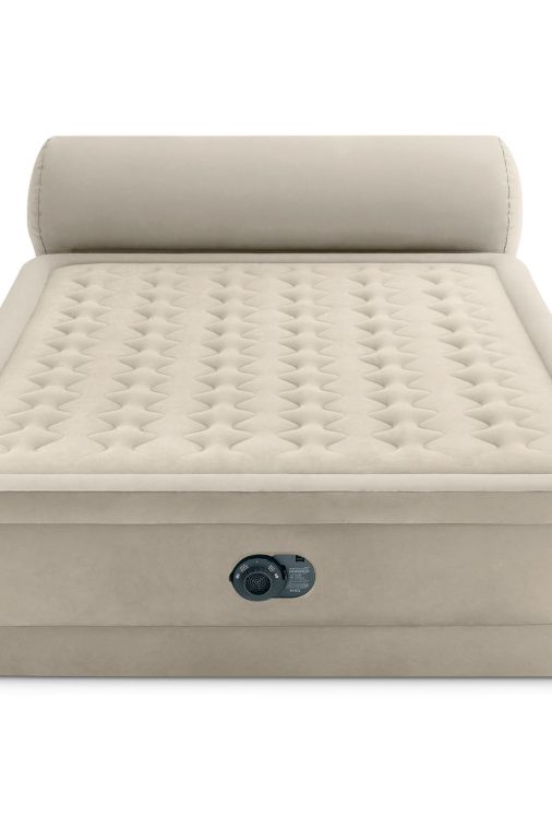 Intex Durabeam Headboard 18 Queen Air Mattress with Built-in Pump - Image 4