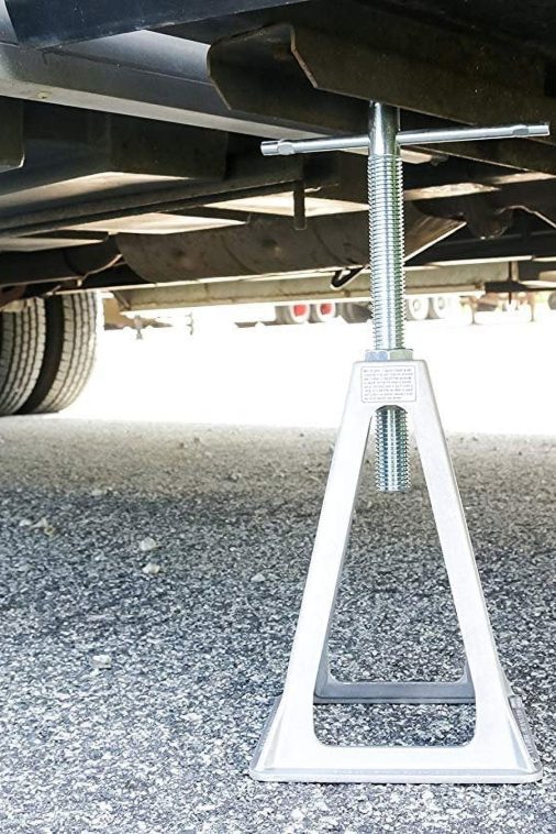 Camco Olympian Aluminum Stack Jacks, Stabilize, Position And Level Your RV, Trailer Or Camper, Can Support Up to 6,000 lbs, Extends 17" - 4 Pack 44560 - Image 3