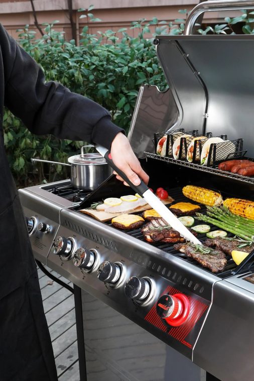 Royal Gourmet GA5401T 5-Burner BBQ Liquid Gas Grill with Sear Burner and Side Burner, 64,000 BTU - Image 13