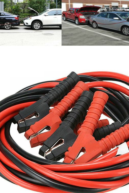 6m 3000A Car Battery Power Emergency Cable Jump Start Firing Line Power Wire Copper Clip Clamp Boost Cord Bateria Auto (Black and Red) - Image 4