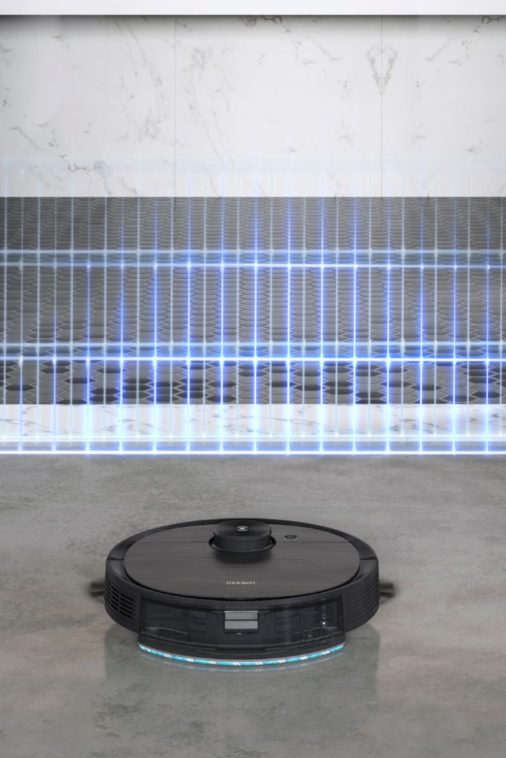 ECOVACS Robotics - DEEBOT T8 AIVI Vacuum & Mop Robot with Advanced Laser Mapping and AI Object Recognition & Avoidance - Black - Image 3