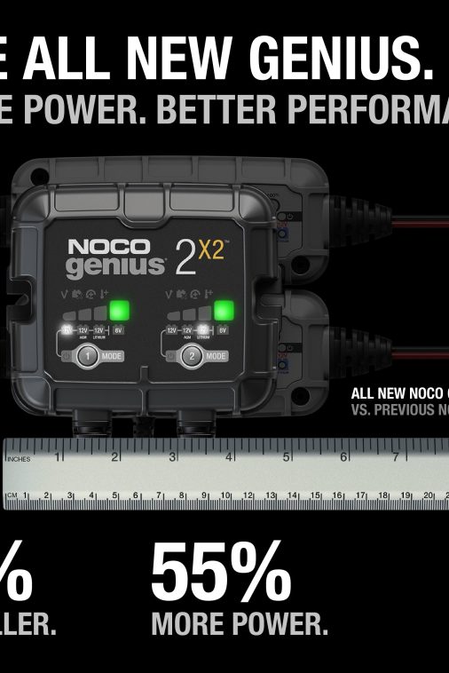 NOCO GENIUS2X2 2-Bank 4A (2A/Bank) 6V/12V Smart Battery Charger and Maintainer - Image 5