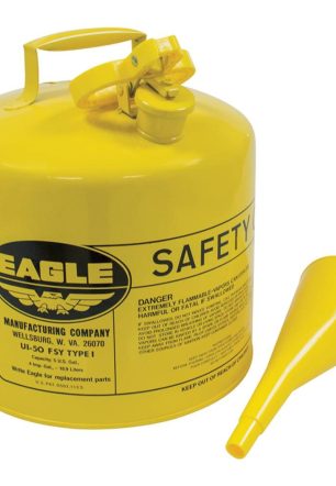 New Stens Metal Safety Diesel Can 765-200 for Eagle 5 Gallon With Funnel