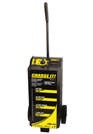 12 Volt Wheel Battery Charger; 40/10/2/200 Amp