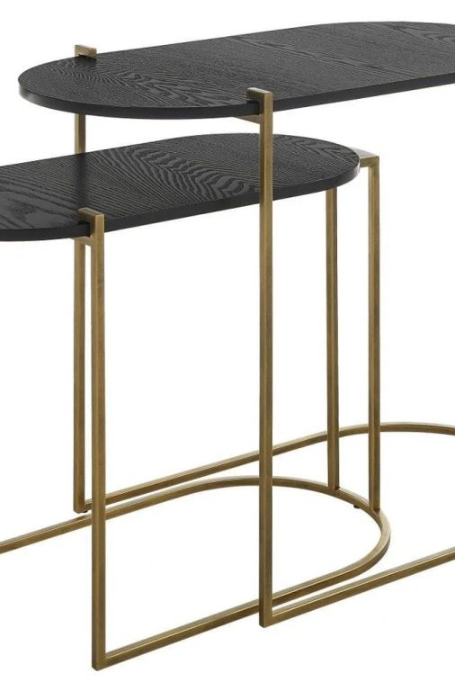 Nesting Table (Set Of 2)-22 inches Tall and 26.5 inches Wide Bailey Street Home 208-Bel-4972028