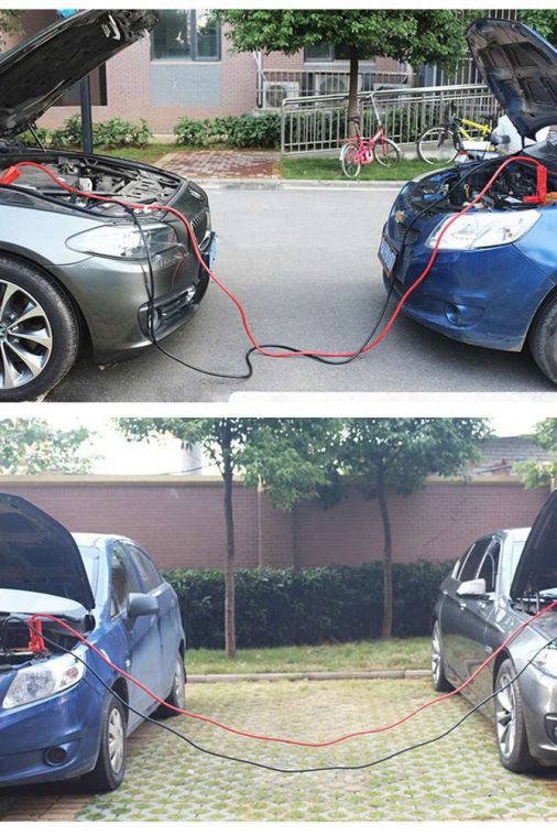 6m 3000A Car Battery Power Emergency Cable Jump Start Firing Line Power Wire Copper Clip Clamp Boost Cord Bateria Auto (Black and Red) - Image 7