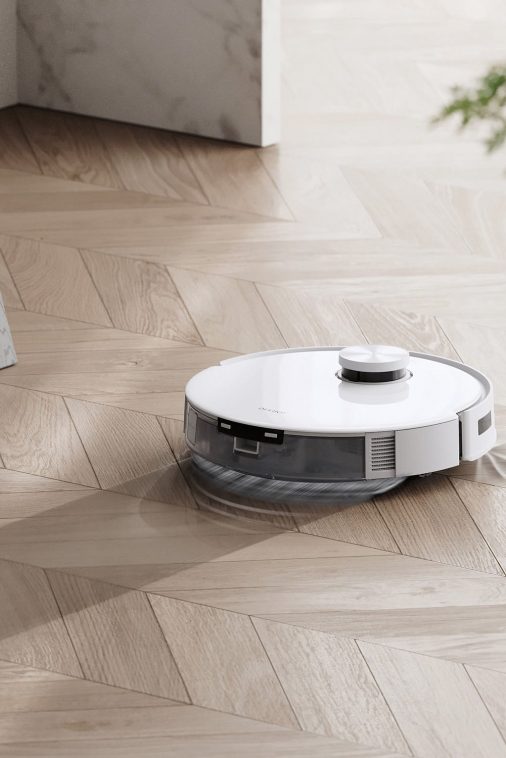 ECOVACS Robotics - DEEBOT T10+ Wi-Fi Connected Robot Vacuum & Mop with Auto Empty, Laser Mapping and AI Object Recognition and Avoidance - WHITE - Image 9