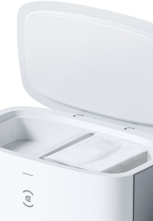 ECOVACS Robotics - DEEBOT T10+ Wi-Fi Connected Robot Vacuum & Mop with Auto Empty, Laser Mapping and AI Object Recognition and Avoidance - WHITE