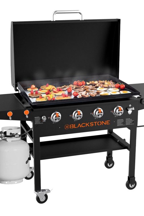 Blackstone 4 Burner Liquid Propane Outdoor Griddle Black - Image 3