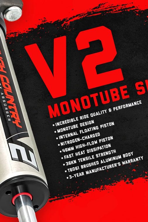Rough Country 3" Lift Kit w/V2 Shocks for 2005-2023 Toyota Tacoma - 74570RED - Image 6