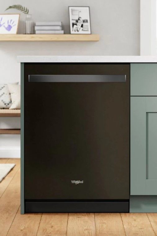Whirlpool - 24" Top Control Built-In Dishwasher with Stainless Steel Tub, Large Capacity, 3rd Rack, 47 dBA - Black stainless steel - Image 16