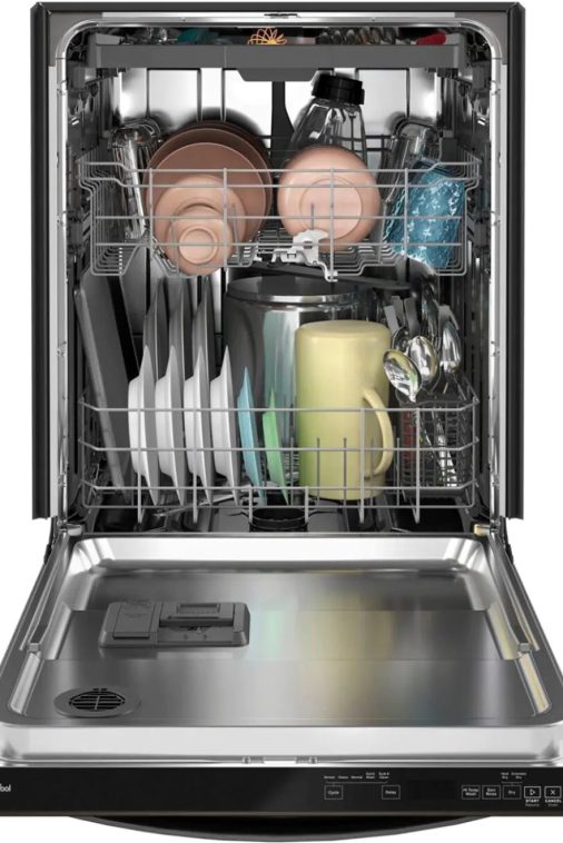 Whirlpool - 24" Top Control Built-In Dishwasher with Stainless Steel Tub, Large Capacity, 3rd Rack, 47 dBA - Black stainless steel - Image 7