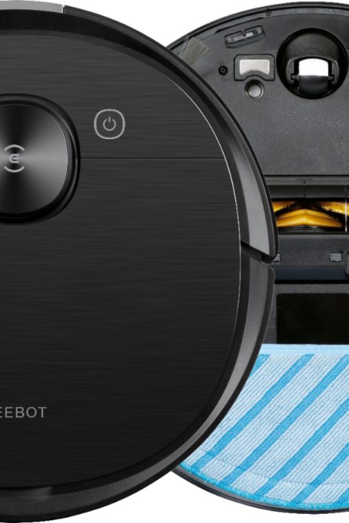 ECOVACS Robotics - DEEBOT T8 AIVI Vacuum & Mop Robot with Advanced Laser Mapping and AI Object Recognition & Avoidance - Black - Image 5