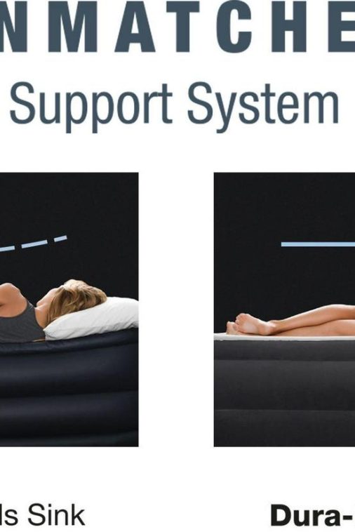 Intex Durabeam Headboard 18 Queen Air Mattress with Built-in Pump - Image 5