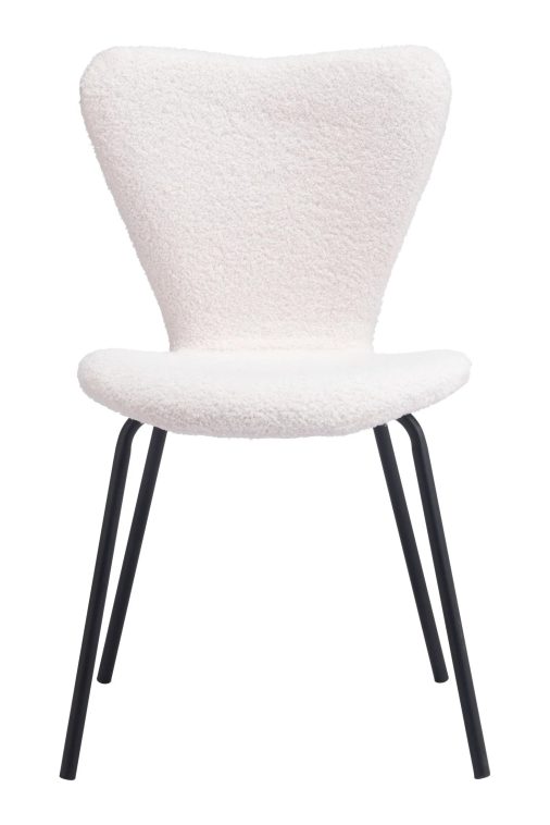 Maile Home Lochshire Dining Chair (Set of 2) Ivory - N/A - Image 4