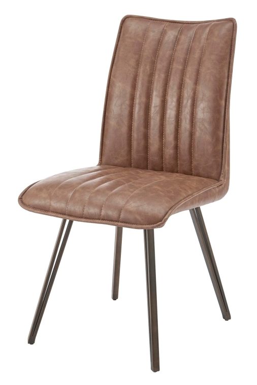 Reino PU Dining Side Chair, (Set of 2) - Image 3