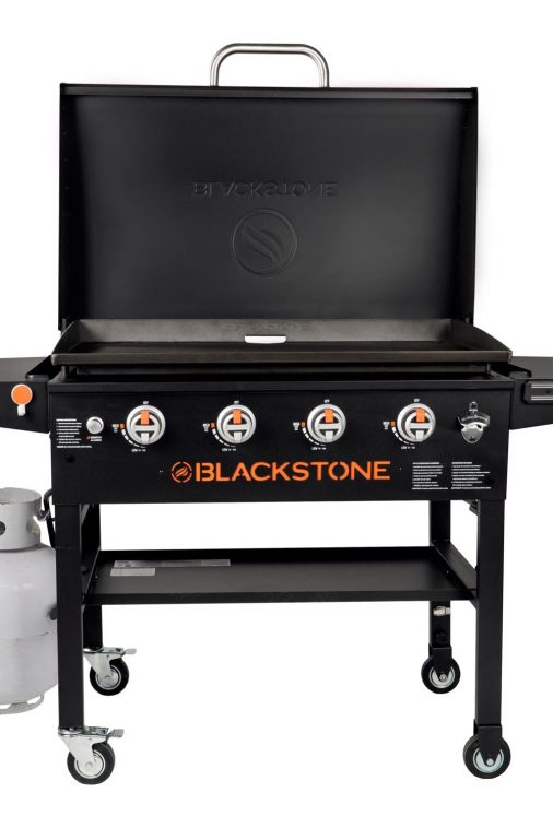 Blackstone 4 Burner Liquid Propane Outdoor Griddle Black - Image 4