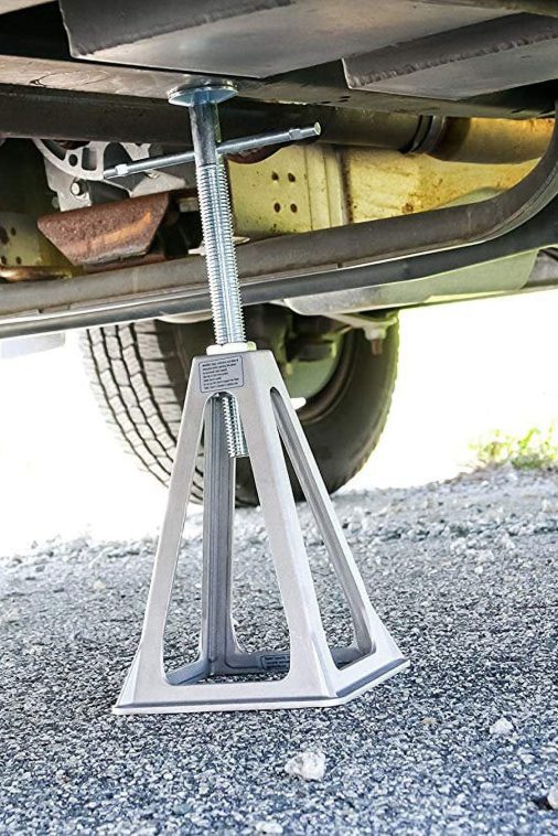 Camco Olympian Aluminum Stack Jacks, Stabilize, Position And Level Your RV, Trailer Or Camper, Can Support Up to 6,000 lbs, Extends 17" - 4 Pack 44560 - Image 5