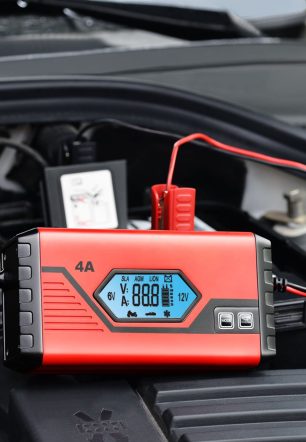 OWSOO Charger,Battery With Lcd 4 Amp 6v/12v Amp 6v/12v Battery 6v/12v Battery With Car Battery 4 Battery 4 Amp Lcd Screen Battery With Lcd Screen Battery Maintainer Car Screen Battery Maintainer