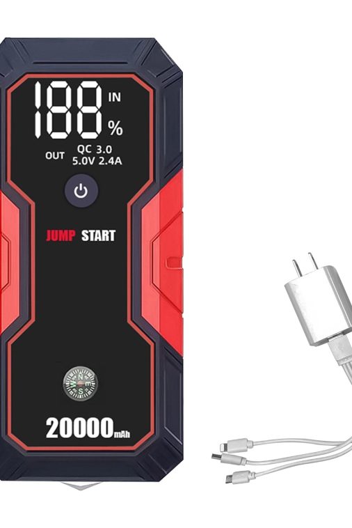 Portable Car Jump Starte 20000mAh 12V Car Battery Starter(USB Charge) Charge Function