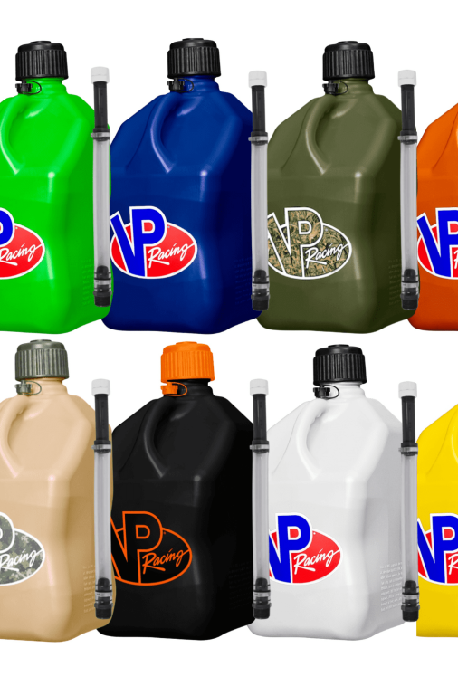 VP Racing Utility Jug 5.5 Gallon + Deluxe Hose - Mix and Match Between 11 Different Colors - Made in the USA (4 Pack, V-Twin) - Image 3