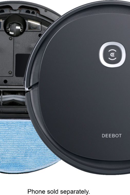 ECOVACS Robotics - DEEBOT OZMO U2 Robotic Vacuum & Mop - Black - Image 3