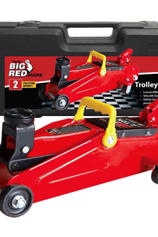 Torin Jacks Big Red 2 Ton Hydraulic Swivel Trolley Floor Jack with Carry Case, 2 Pack - Image 7