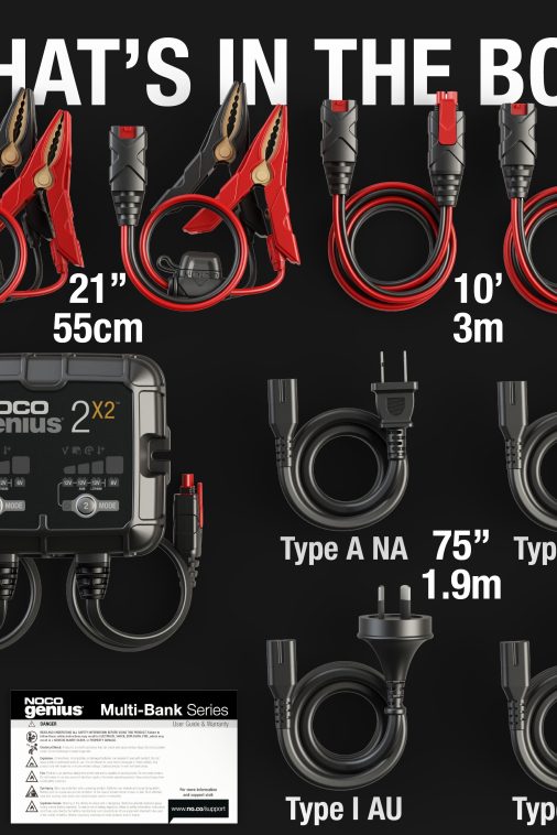 NOCO GENIUS2X2 2-Bank 4A (2A/Bank) 6V/12V Smart Battery Charger and Maintainer - Image 8