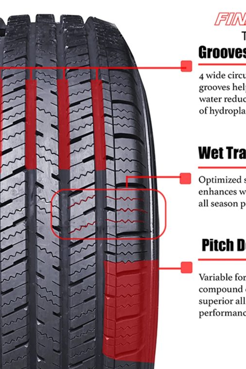 Westlake SL369 All Terrain 235/75R15 109S XL Light Truck Tire Fits: 1995-99 Chevrolet Tahoe LT, 1999 Chevrolet Silverado 1500 Base - Image 7
